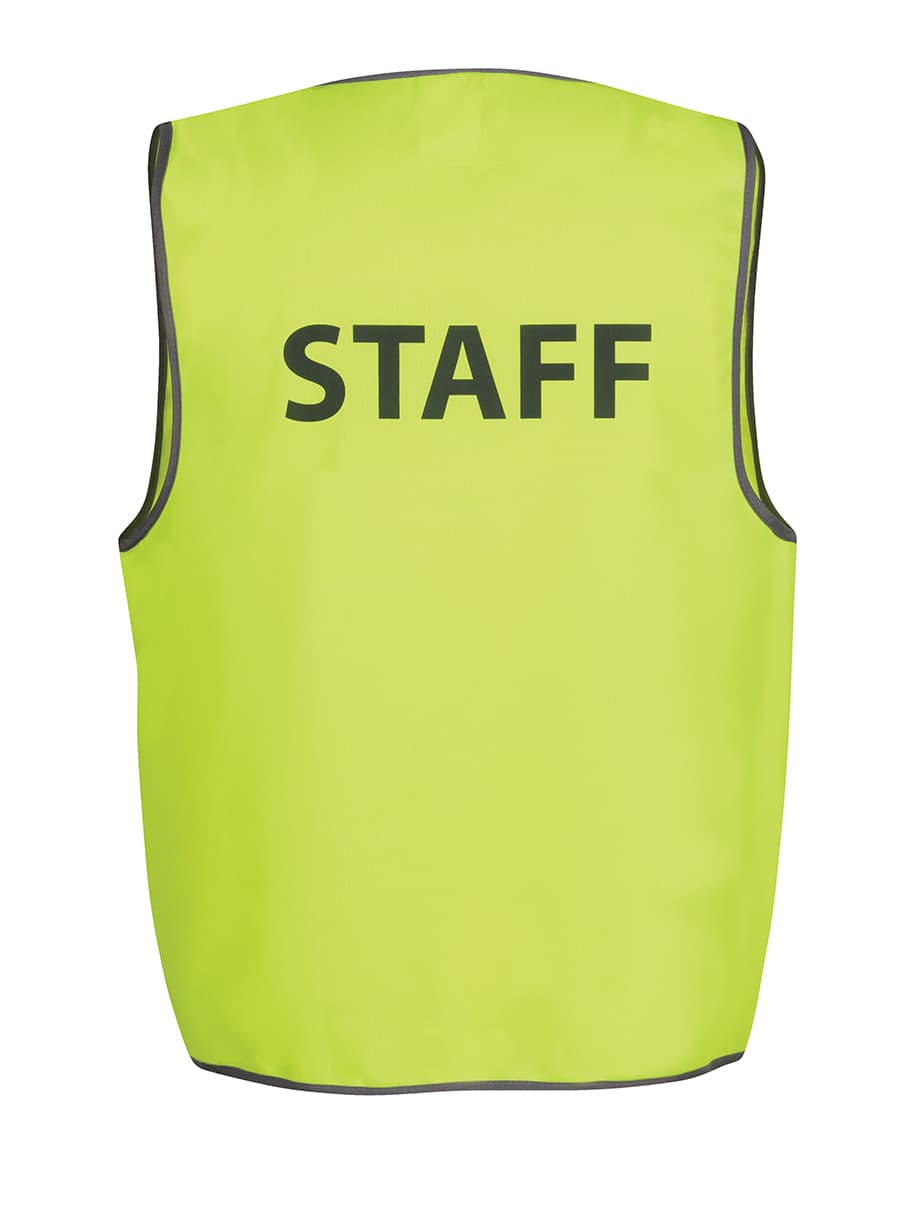 JB's Hv Safety Vest Print Staff Lime - Image 3