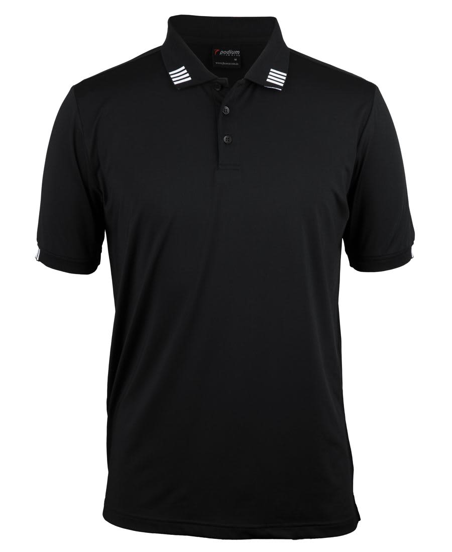 Podium 4 Stripe S/S Stretch Polo - Image 4