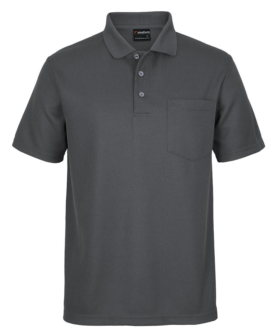 Podium Waffle Pocket Polo - Image 5