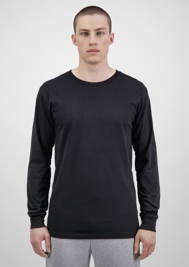 Mens Basis Long Sleeve Tee - Image 6