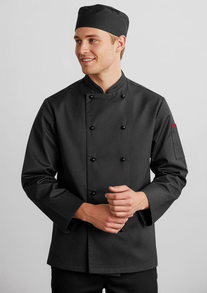 Mens Al Dente Long Sleeve Chef Jacket - Image 8