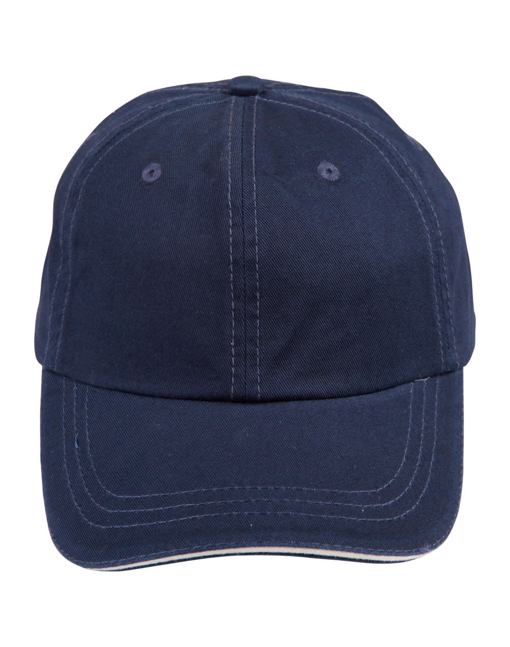 Washed polo cotton unstructured cap sandwich cap - Image 3