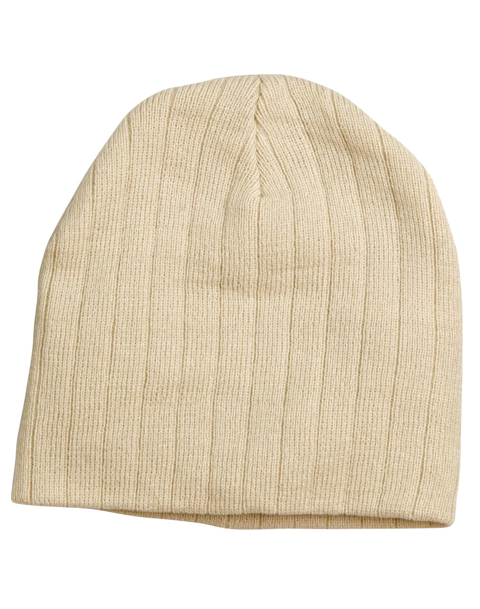 Cable Knit Beanie with Fleece Head Band - Image 6