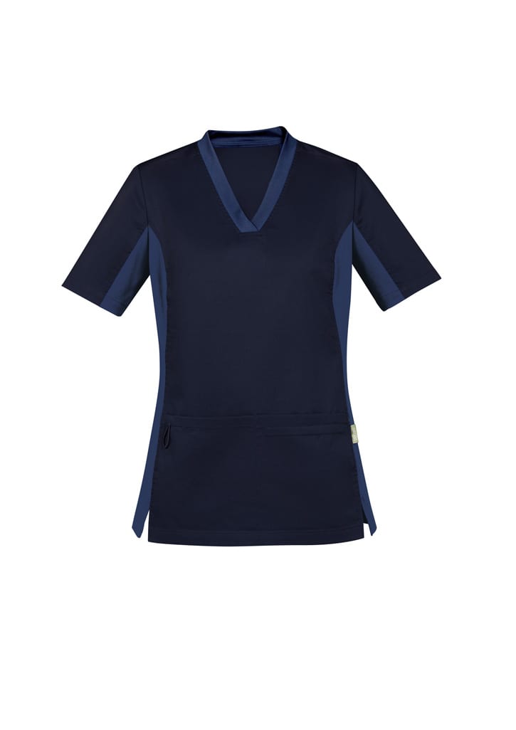Womens Riley Stretch Scrub Top - Image 6