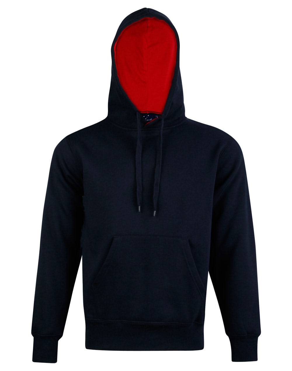 Adult's Close Front Contrast Fleecy Hoodie - Image 8