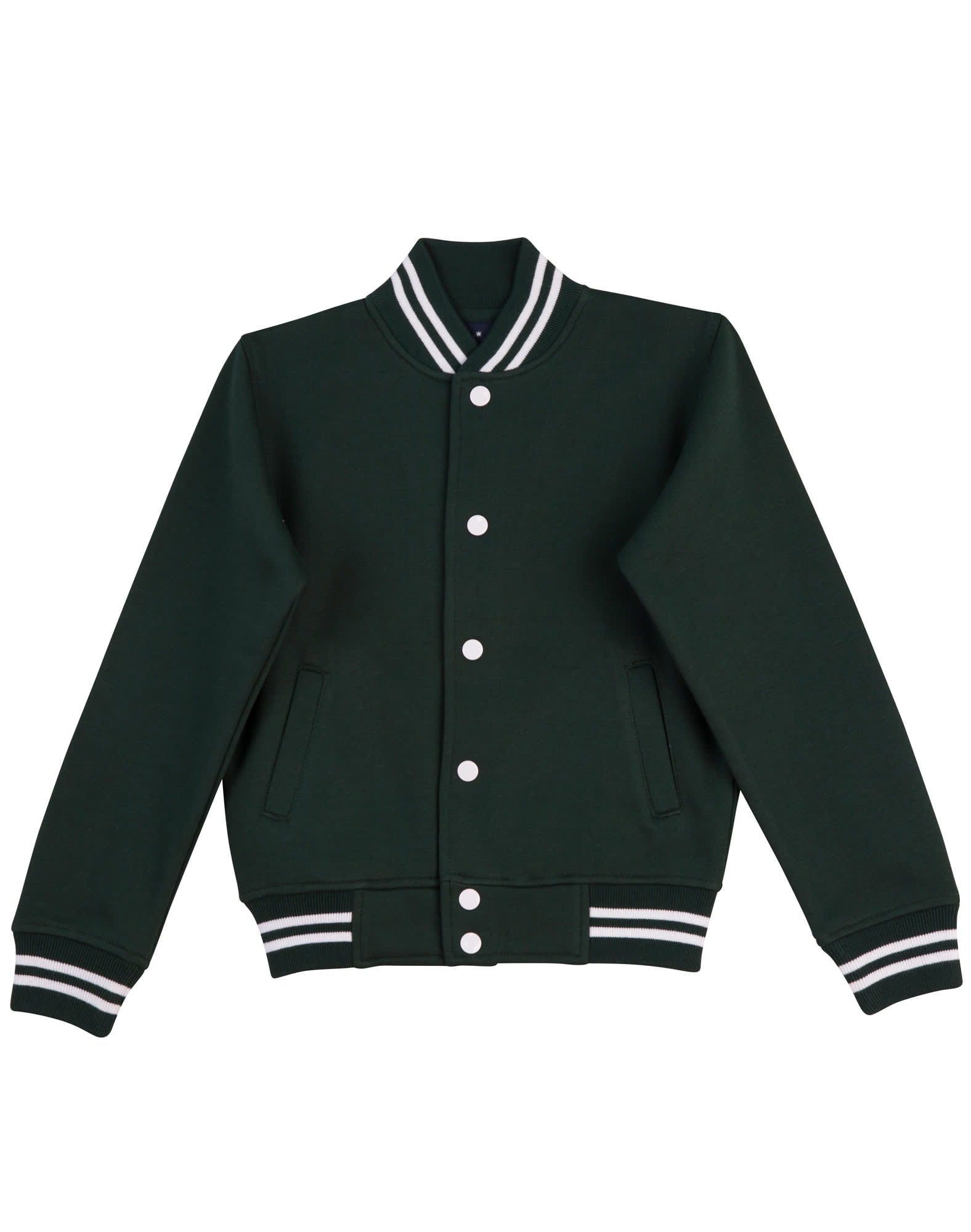 Adult's Fleece Varsity Jacket - Image 5