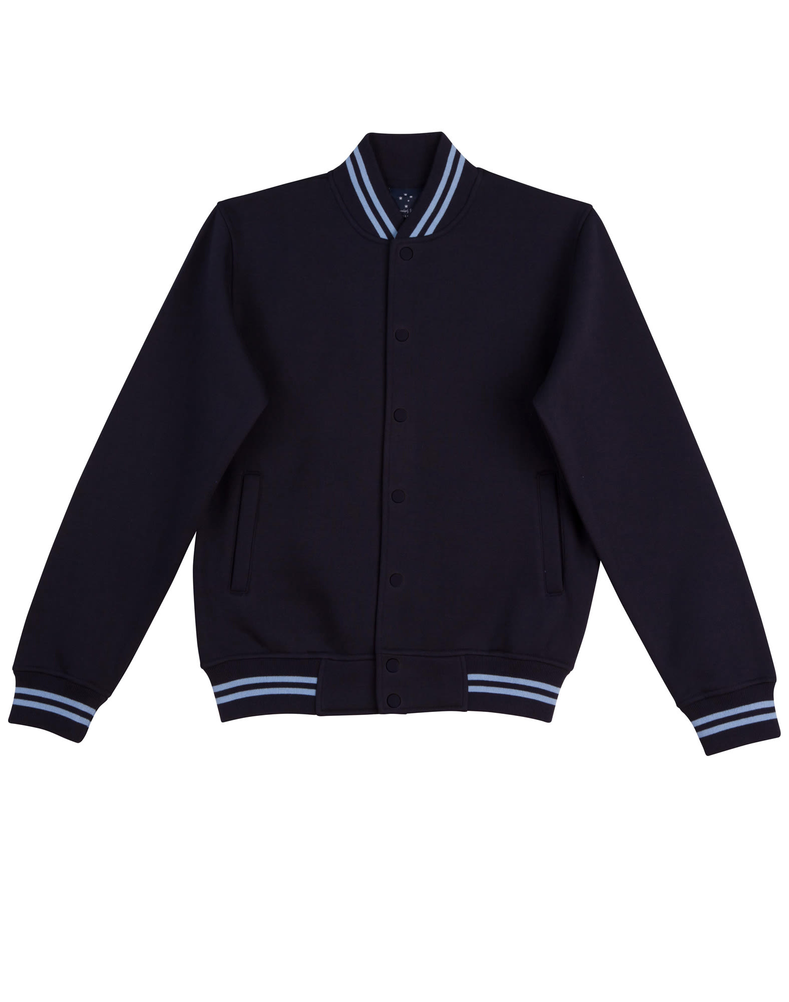 Adult's Fleece Varsity Jacket - Image 6