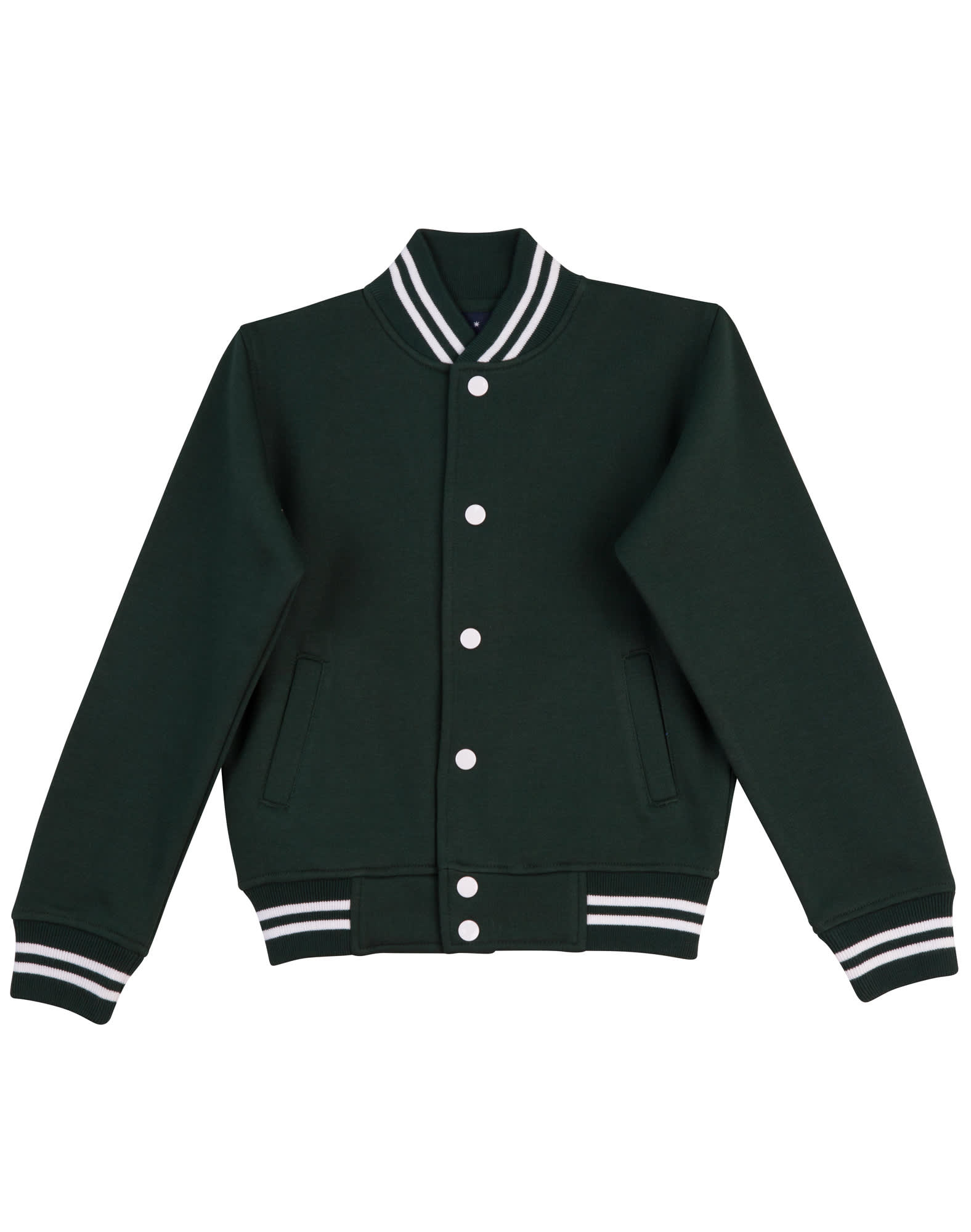 Kid's Fleece Varsity Jacket - Image 5