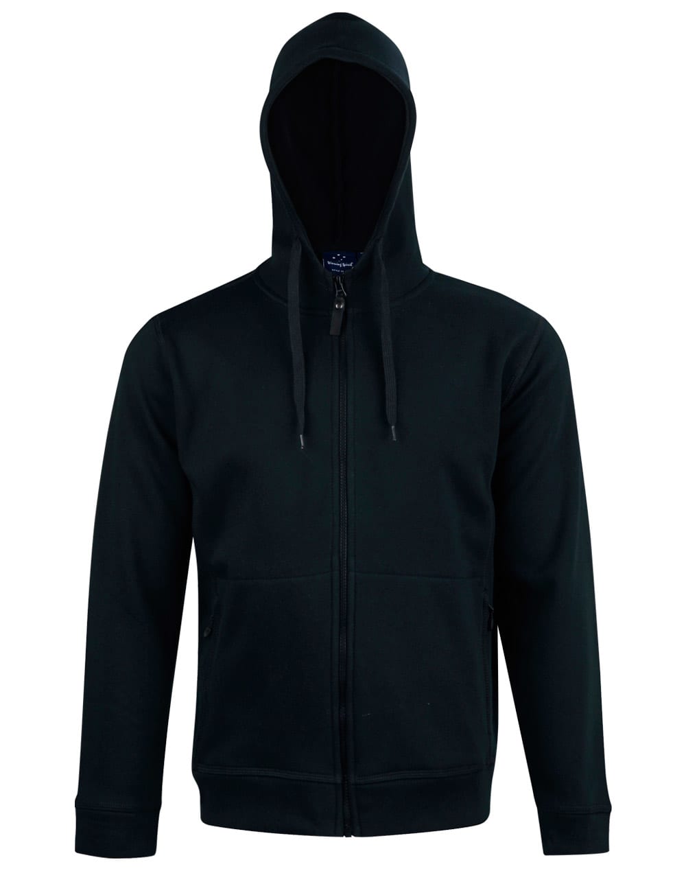 Men's Full Zip Contrast Fleece Hoodie - Image 3