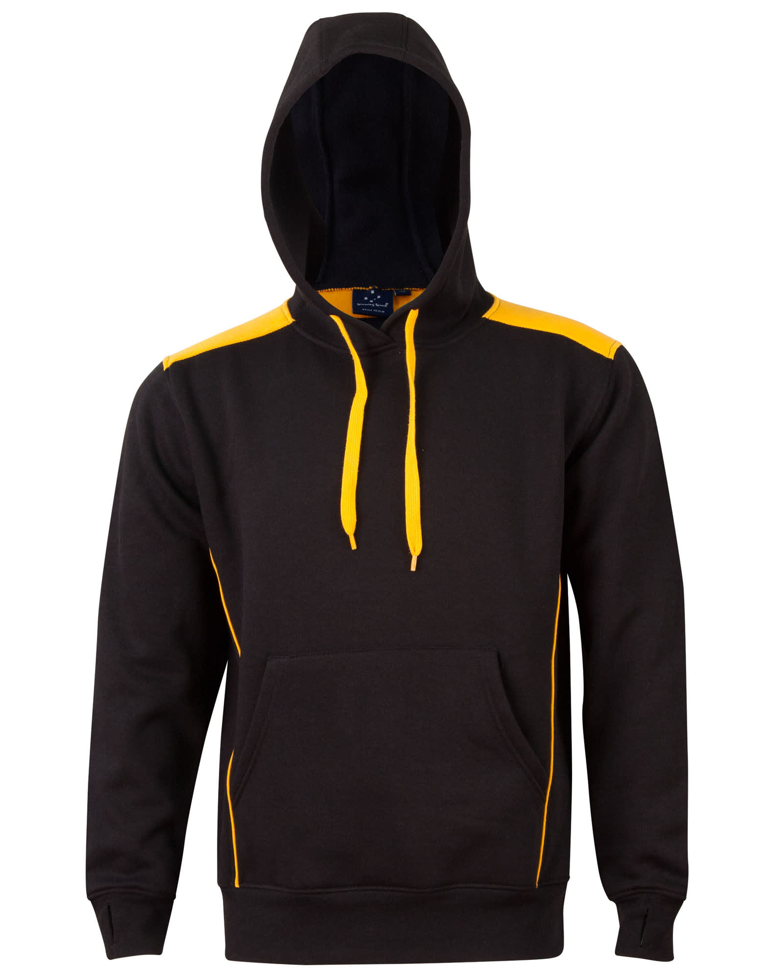 Adult's Kangaroo Pocket Contrast Hoodie - Image 5