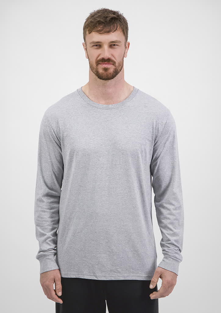 Mens Basis Long Sleeve Tee - Image 8