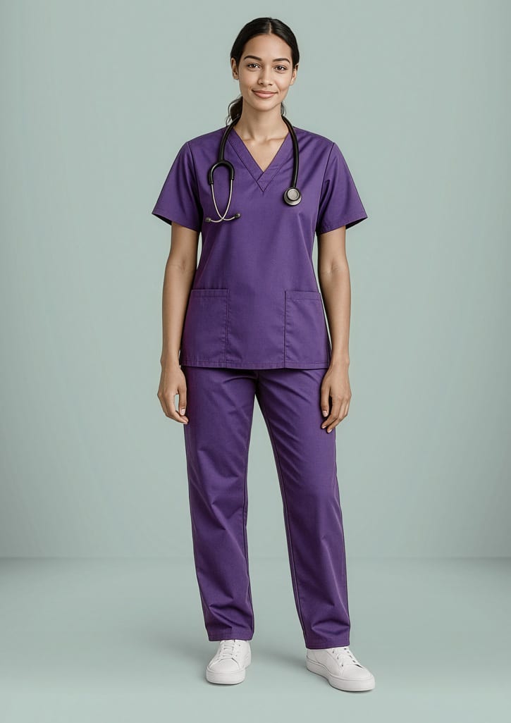 Classic Womens Bootleg Scrub Pant