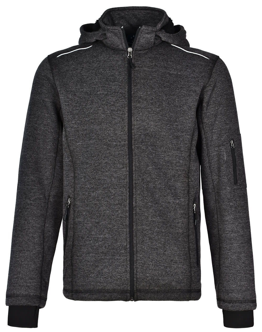 Men's Heather Bonded Fleece Jacket - Image 3