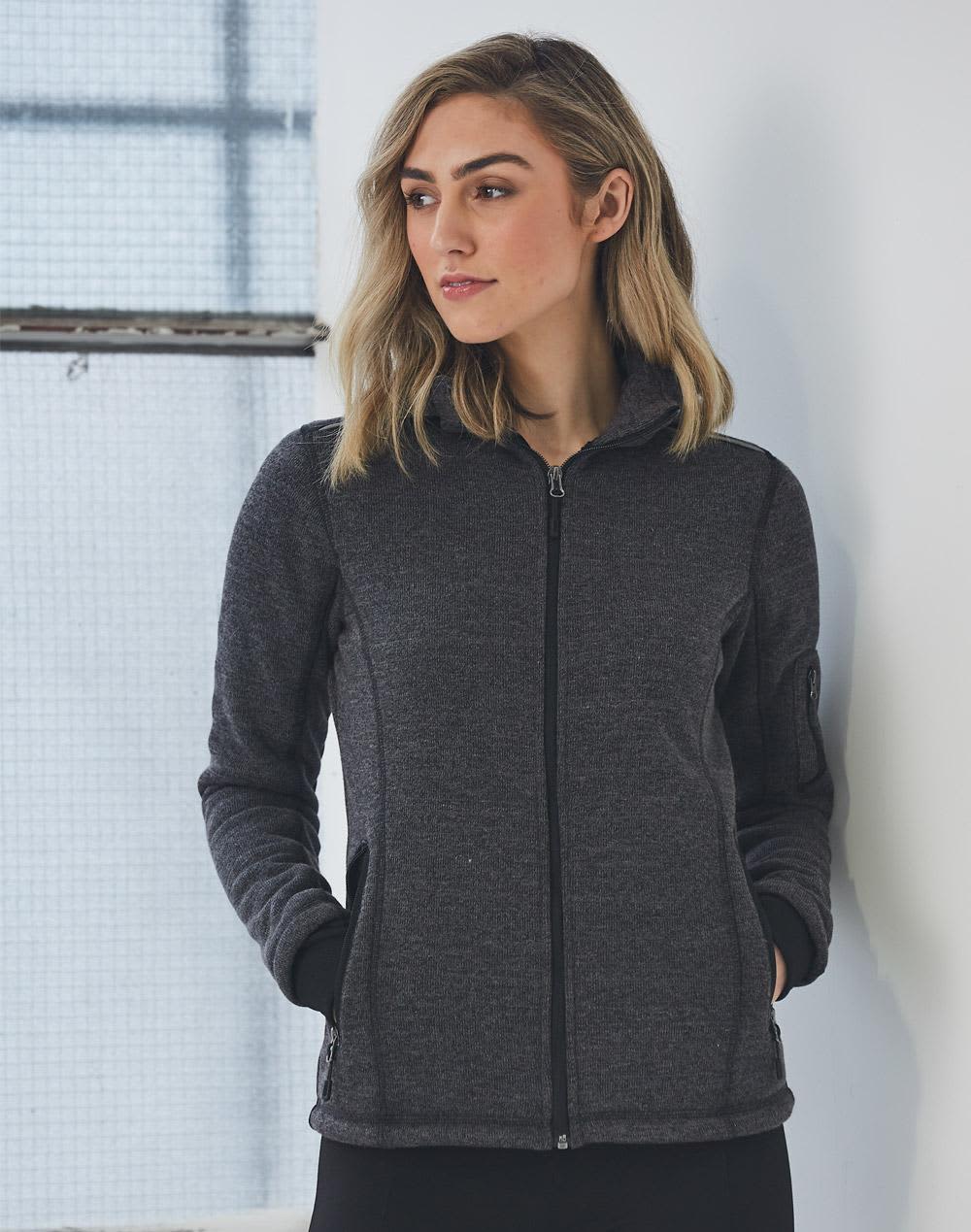 Ladies' Heather Bonded Fleece Jacket