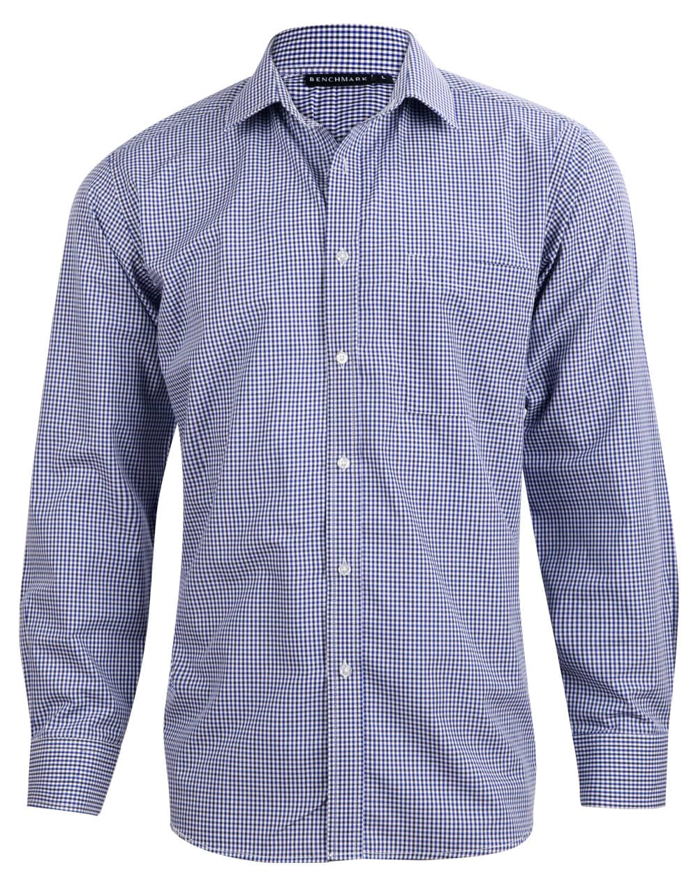 Men's Two Tone Check L/S Shirt - Image 3