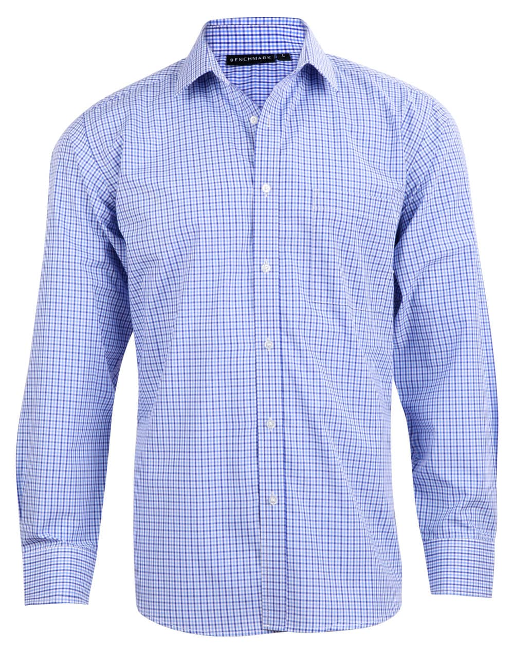Men's Two Tone Check L/S Shirt - Image 4