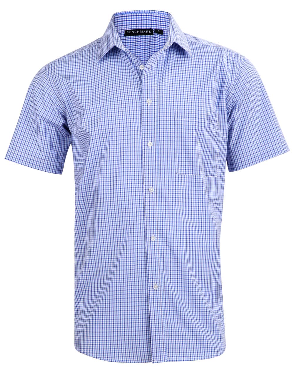 Men's Two Tone Check S/S Shirt - Image 4