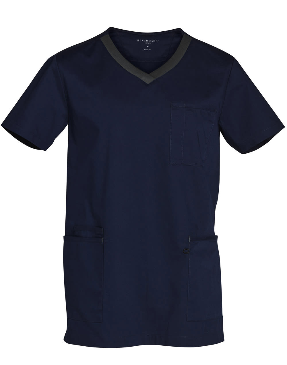 Men's Contrast Colour S/S Scrub Top - Image 4