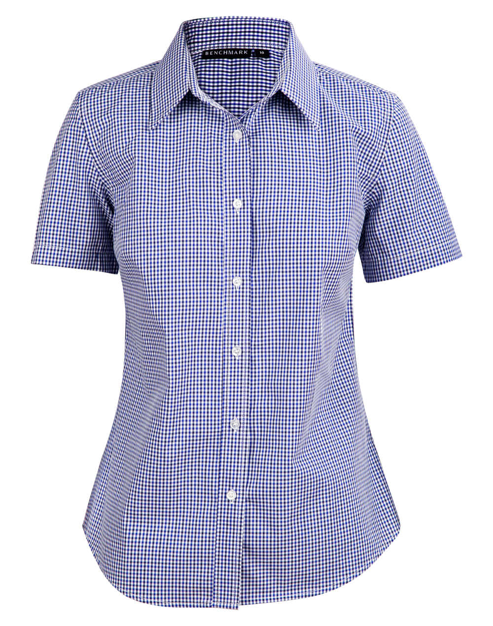Ladies' Two Tone Check S/S Shirt - Image 2