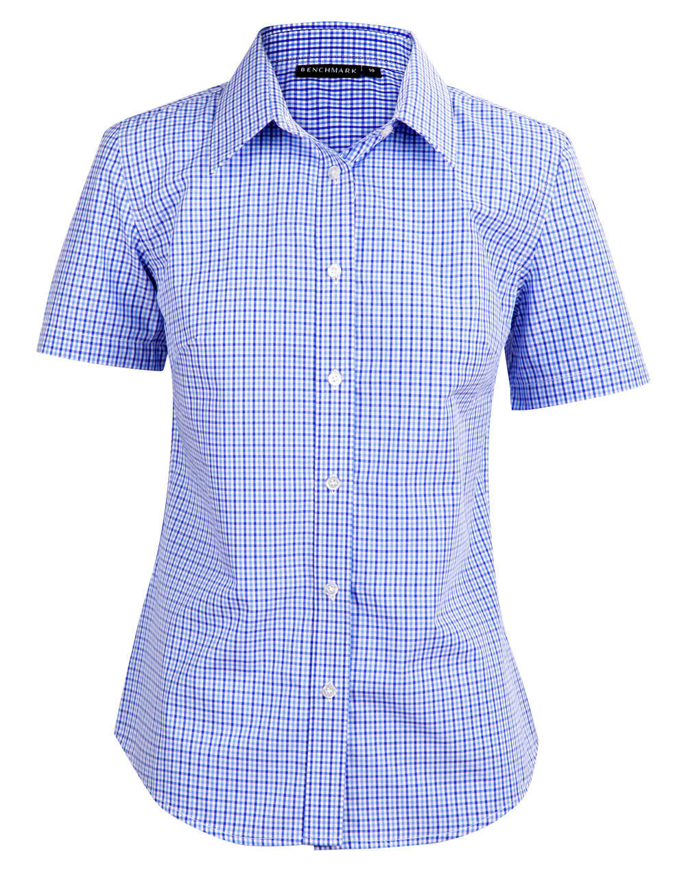 Ladies' Two Tone Check S/S Shirt - Image 3