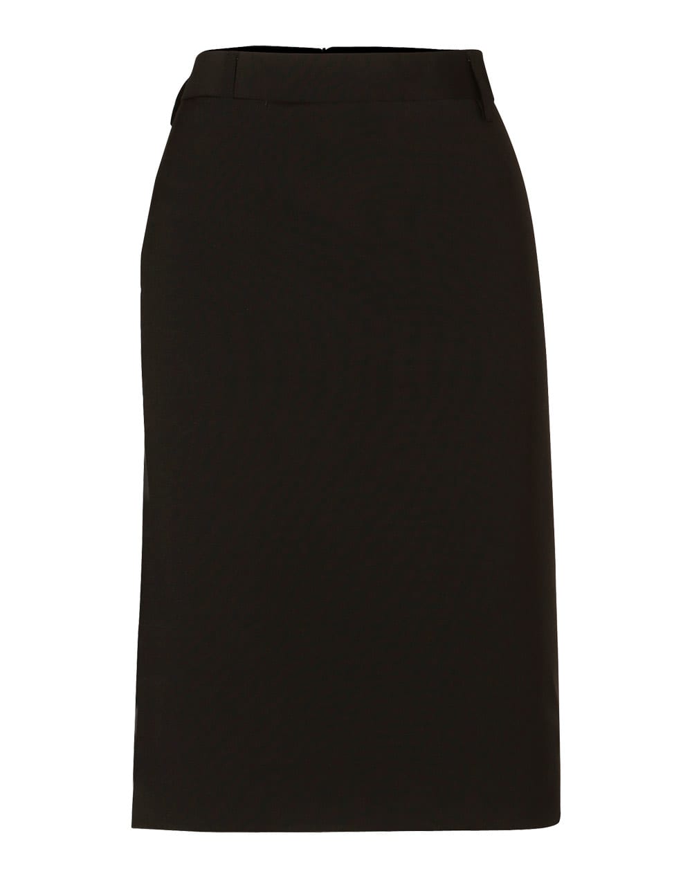 Women's Mid Length Lined Pencil Skirt in Wool Stretch - Image 3