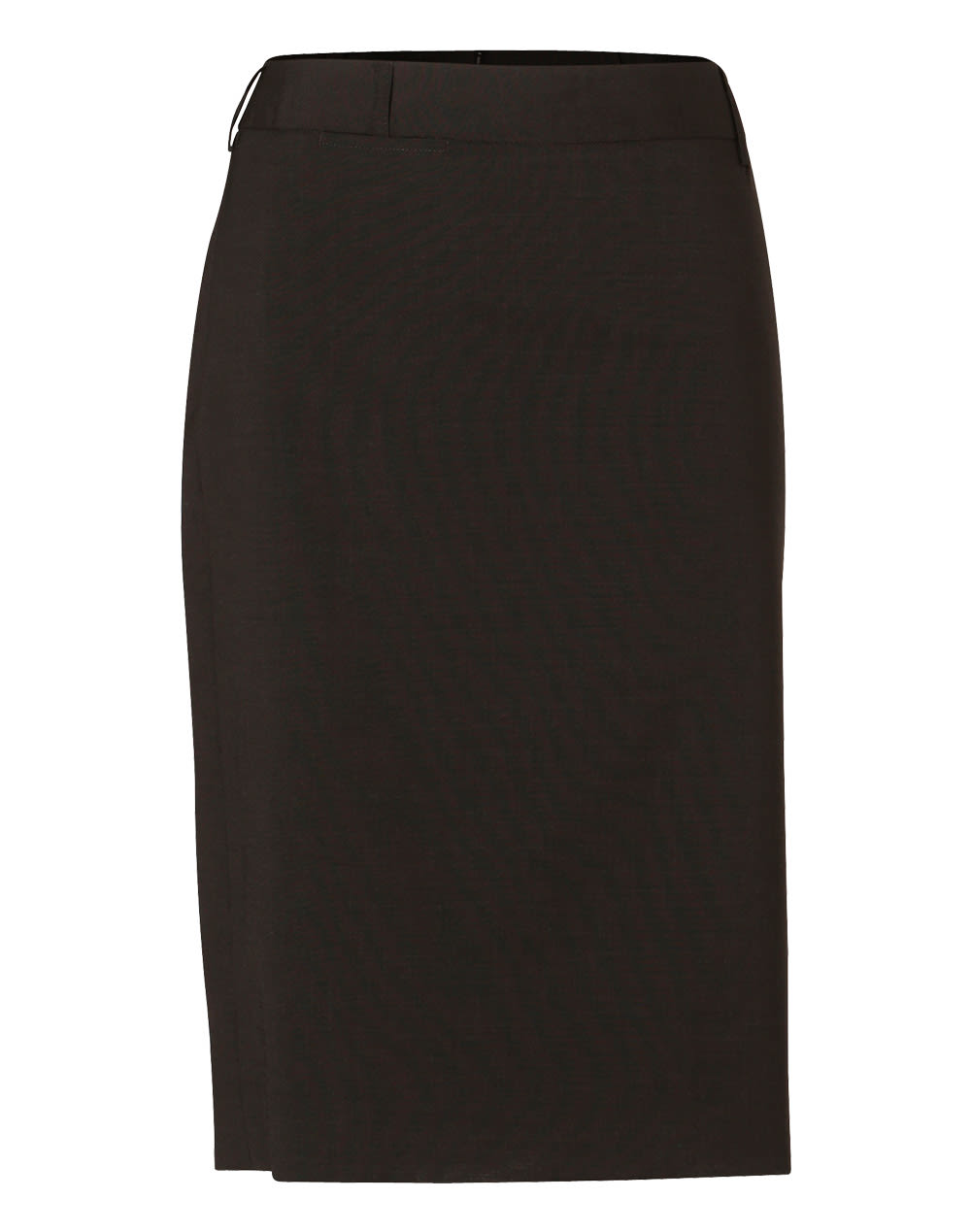Women's Mid Length Lined Pencil Skirt in Wool Stretch - Image 4