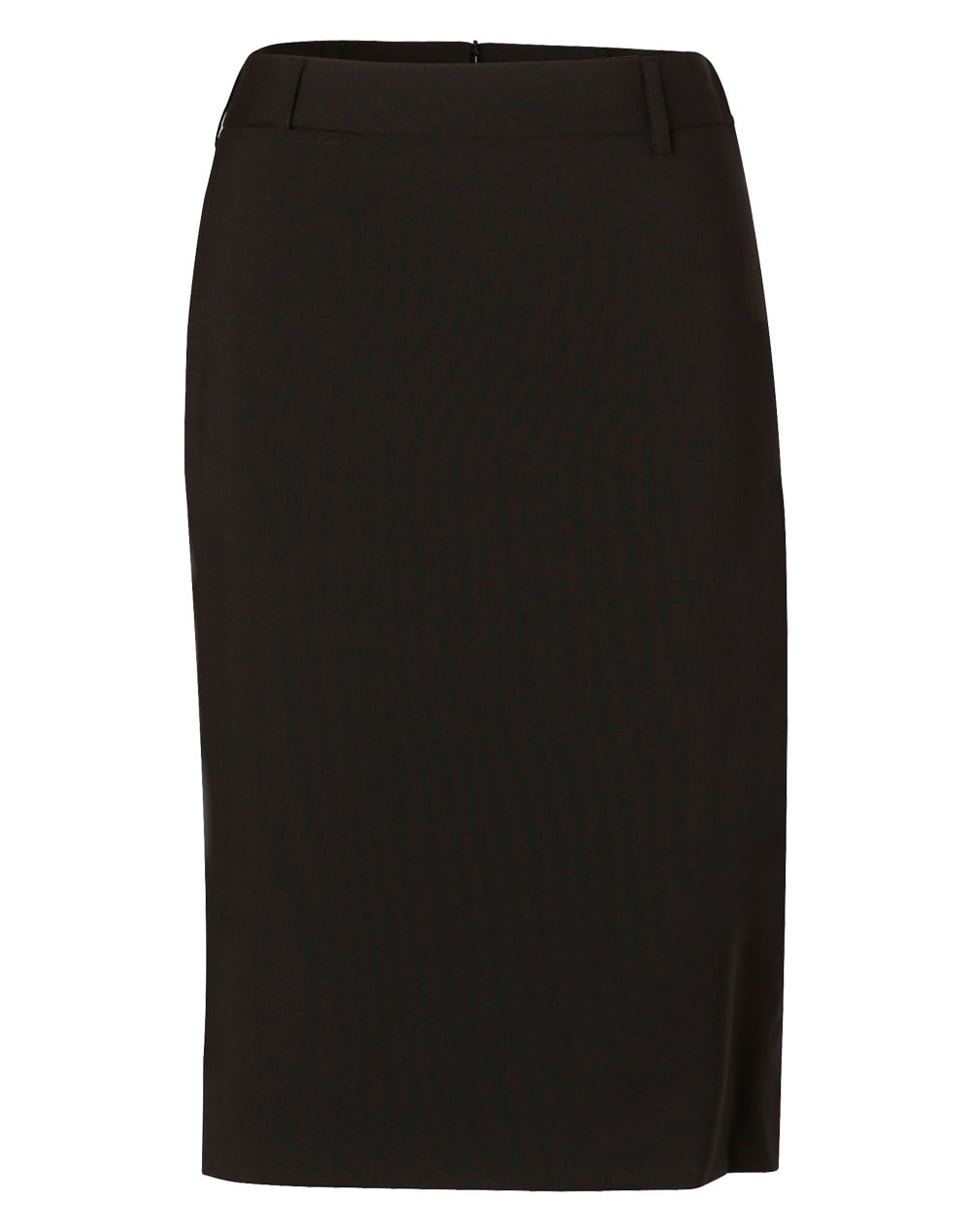 Women's Mid Length Lined Pencil Skirt in Wool Stretch - Image 5