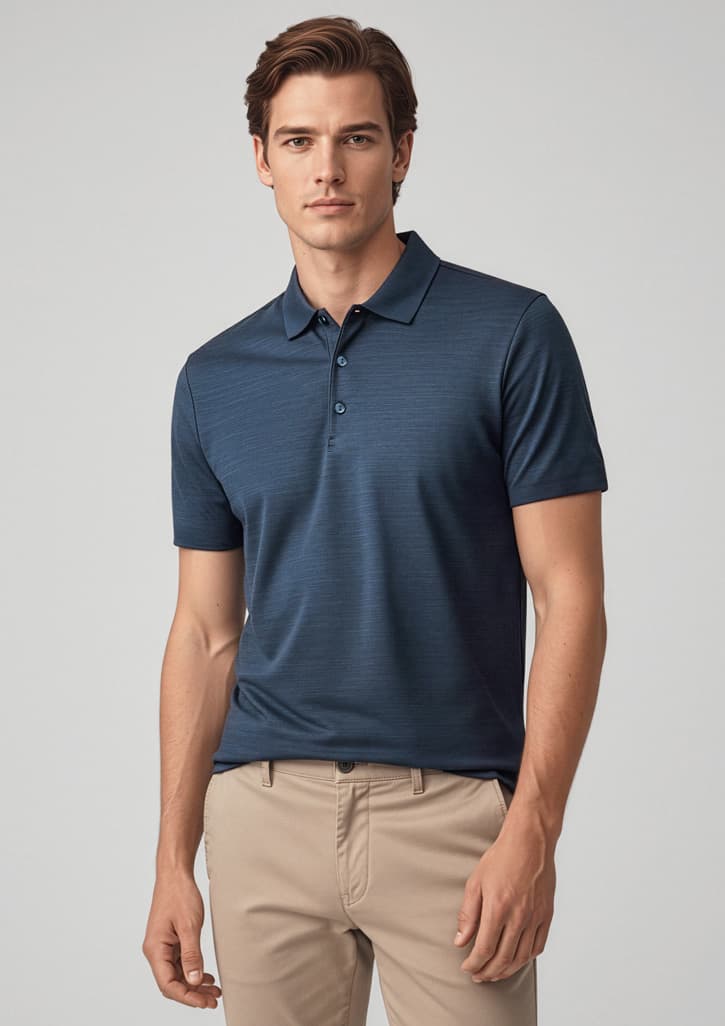 Mens Orbit Short Sleeve Polo - Image 9