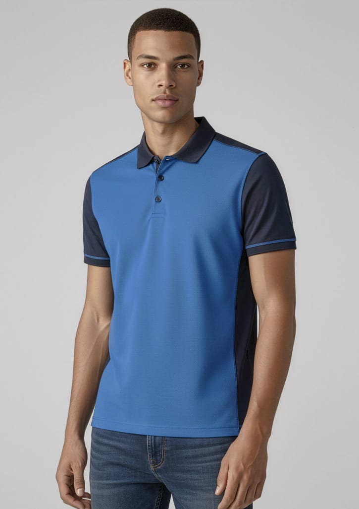 Mens Dart Short Sleeve Polo - Image 9