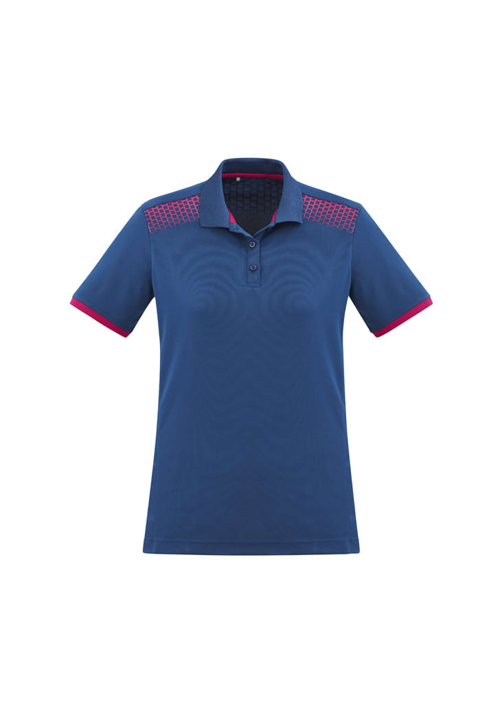 Womens Galaxy Short Sleeve Polo - Image 4
