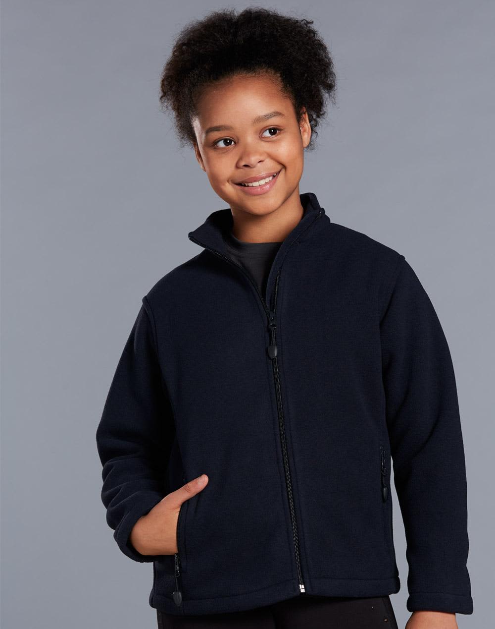 kids bonded P/F full zip jacket
