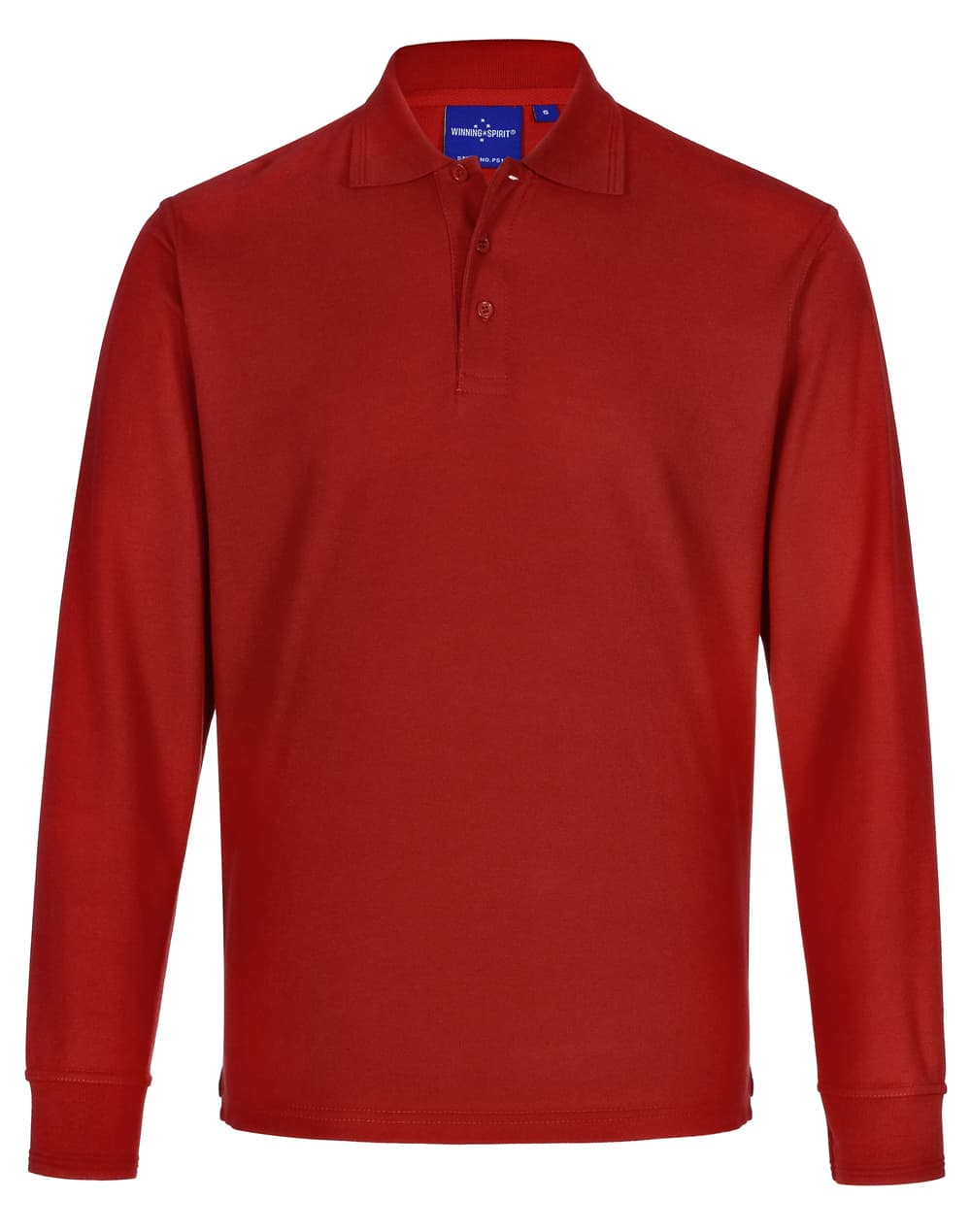 Adults' 240gsm Poly/Cotton Pique L/S Polo - Image 4