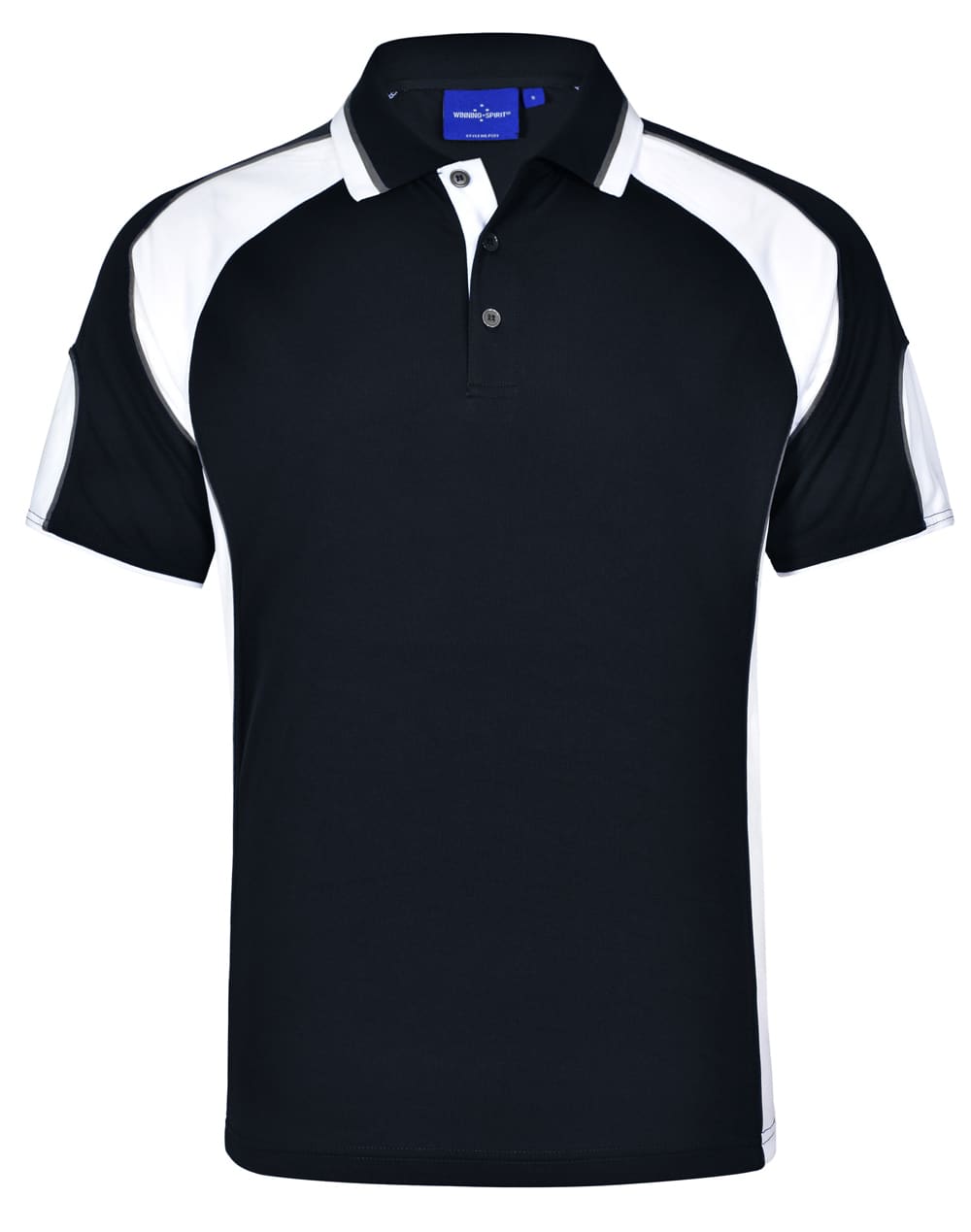 Men's Cooldry Contrast Polo With Sleeve Panel - Image 7