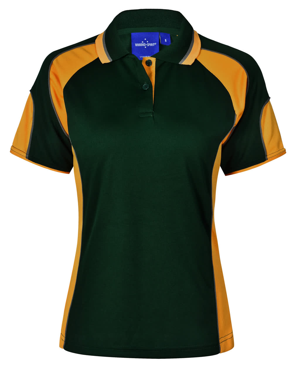 Ladies' Cooldry Contrast Polo With Sleeve Panel - Image 7
