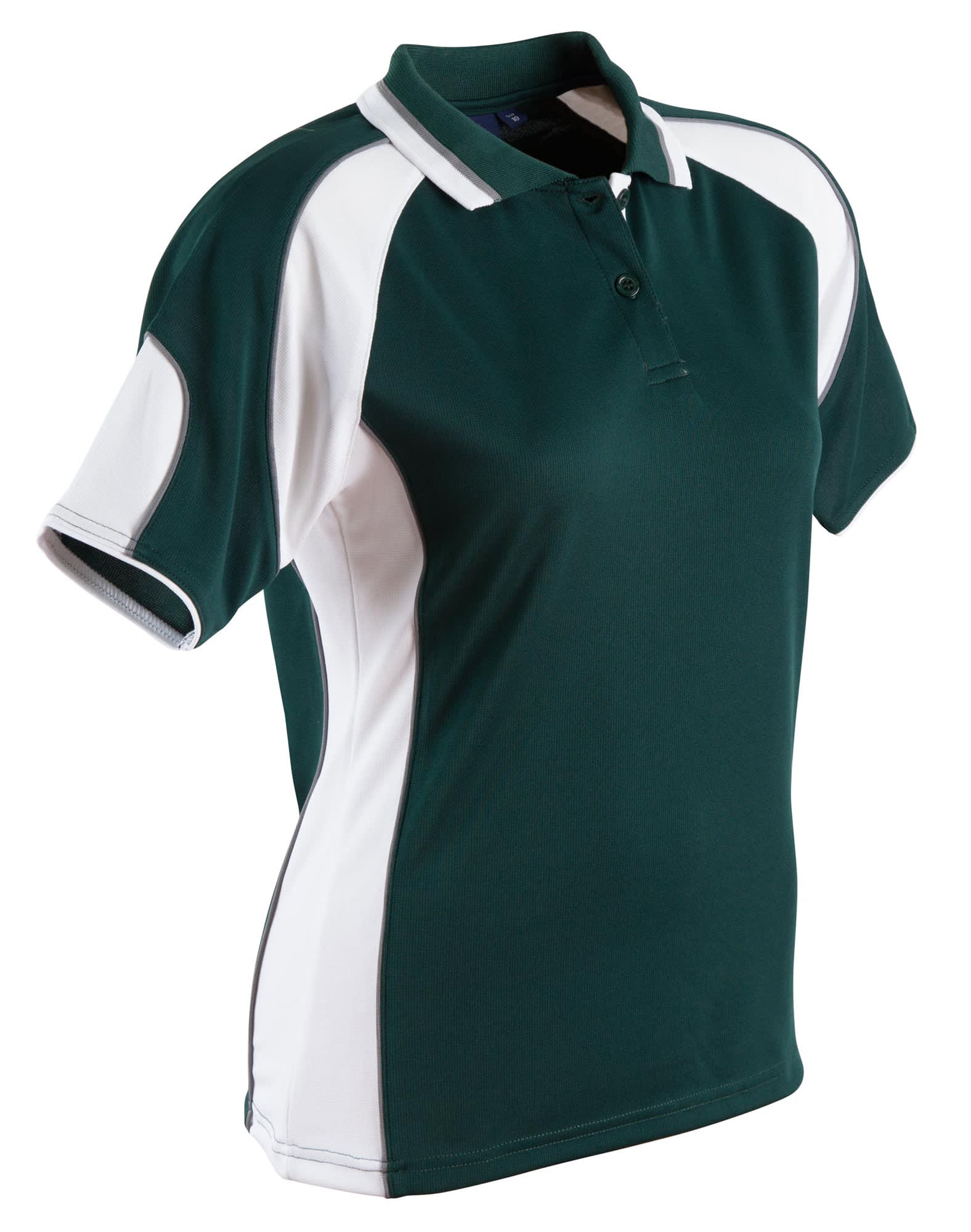 Ladies' Cooldry Contrast Polo With Sleeve Panel - Image 8