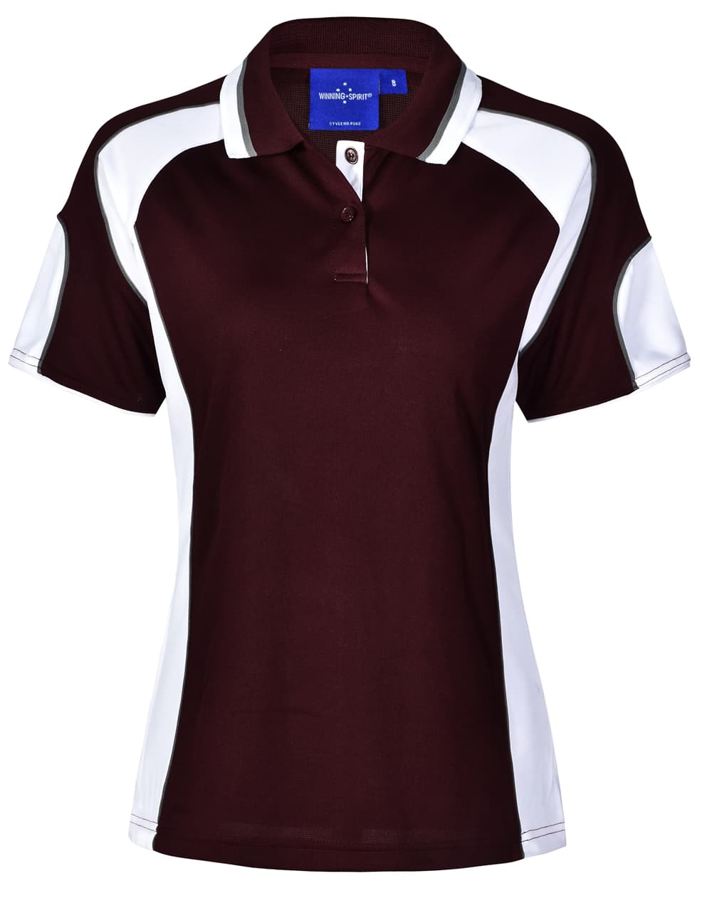 Ladies' Cooldry Contrast Polo With Sleeve Panel - Image 9