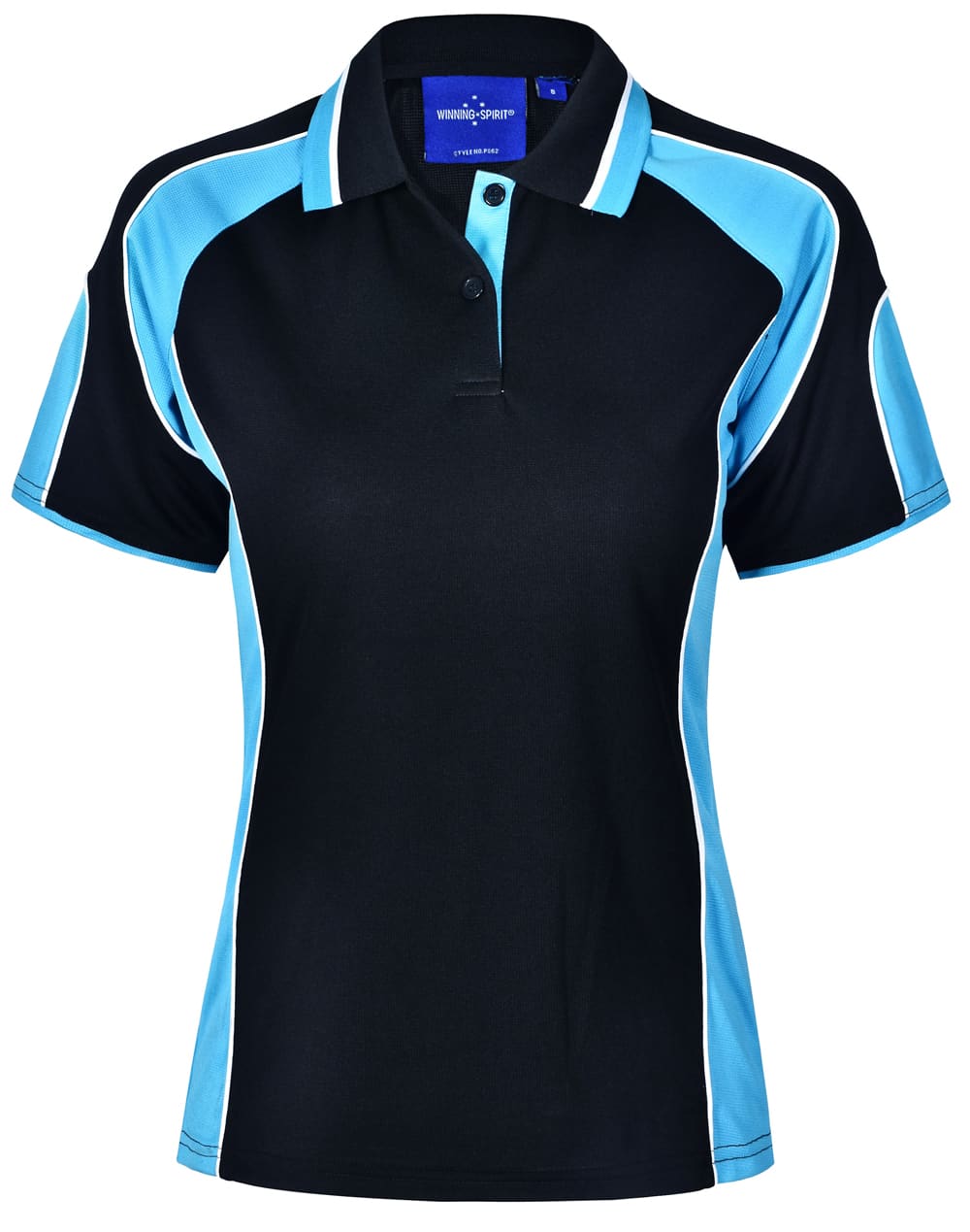 Ladies' Cooldry Contrast Polo With Sleeve Panel - Image 10
