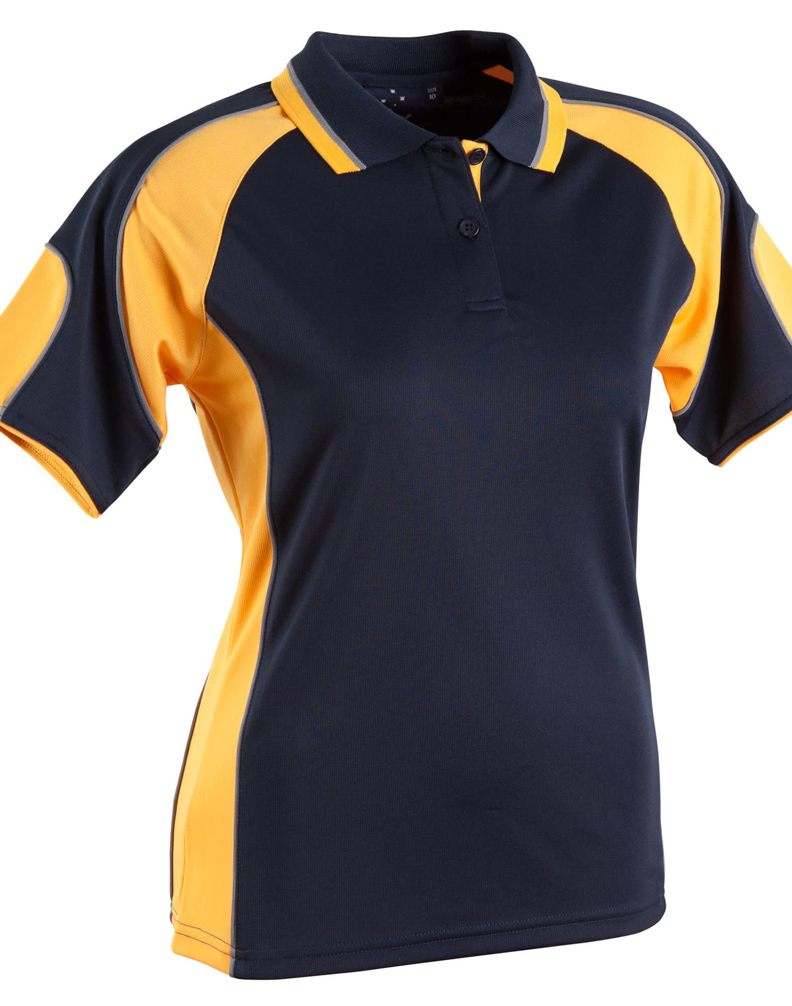 Ladies' Cooldry Contrast Polo With Sleeve Panel - Image 11