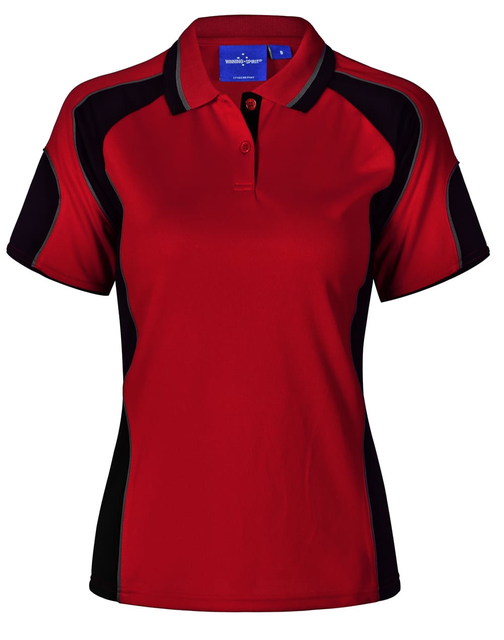 Ladies' Cooldry Contrast Polo With Sleeve Panel - Image 14
