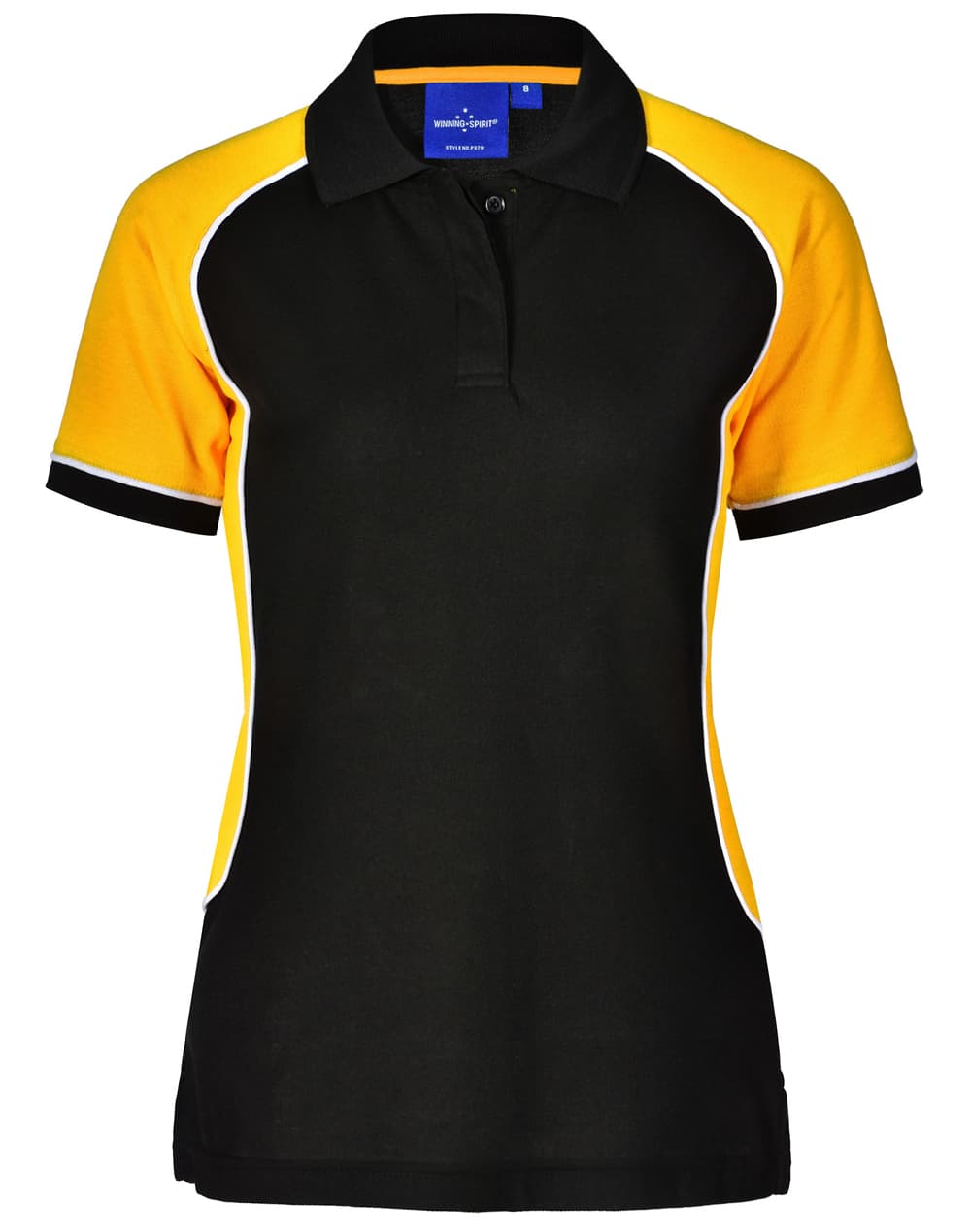 Ladies' TrueDry Tri-colour S/S Pique Polo - Image 3