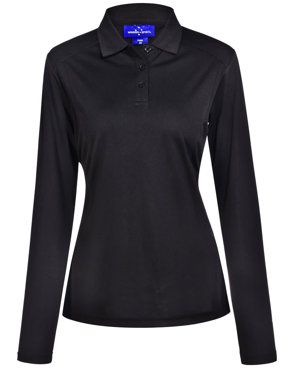 Ladies' Bamboo Charcoal L/S Polo - Image 3