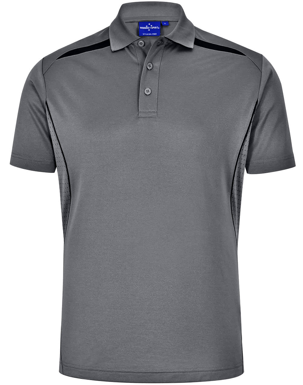 Men's Sustainable Poly/Cotton Contrast S/S Polo - Image 3