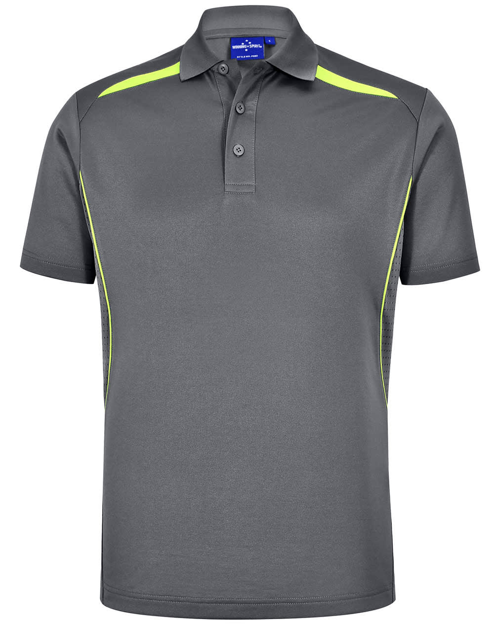 Men's Sustainable Poly/Cotton Contrast S/S Polo - Image 4