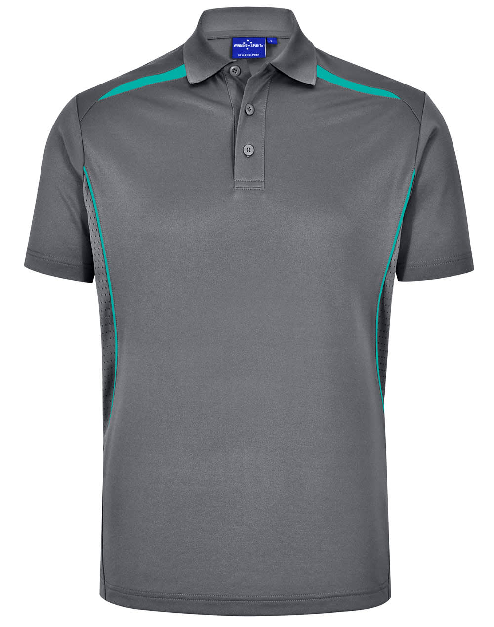 Men's Sustainable Poly/Cotton Contrast S/S Polo - Image 5