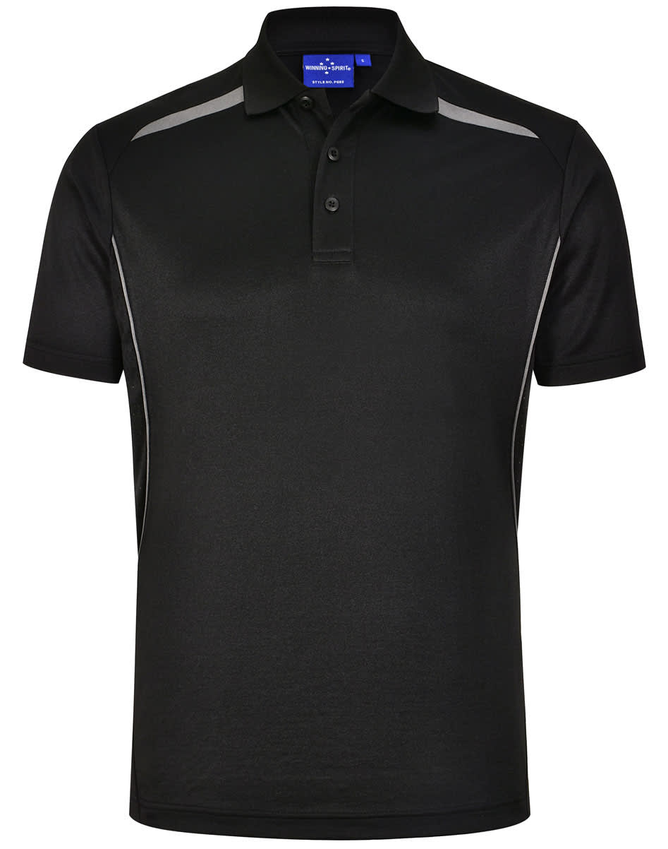 Men's Sustainable Poly/Cotton Contrast S/S Polo - Image 7