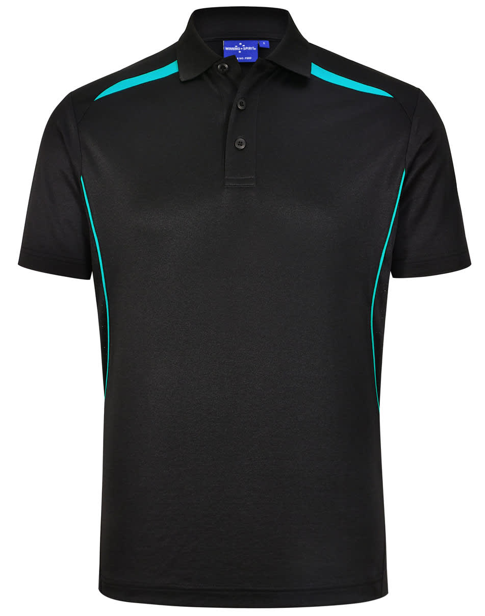 Men's Sustainable Poly/Cotton Contrast S/S Polo - Image 9