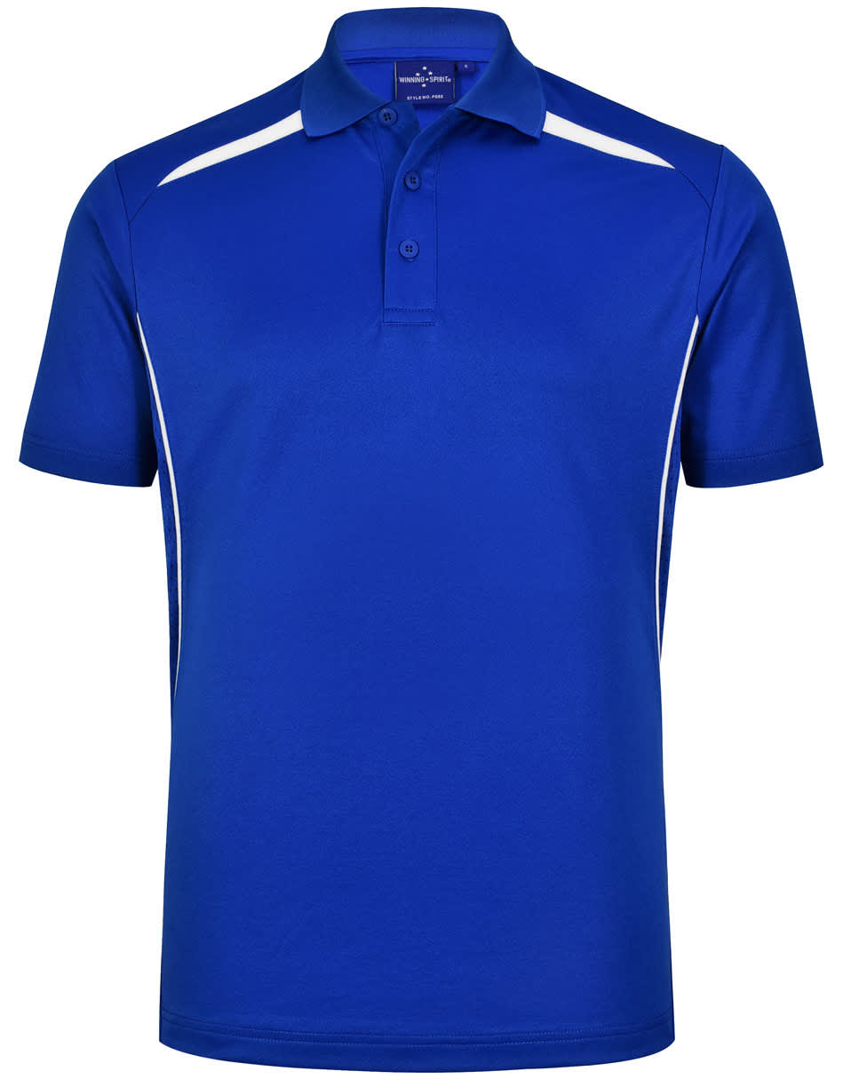 Men's Sustainable Poly/Cotton Contrast S/S Polo - Image 11