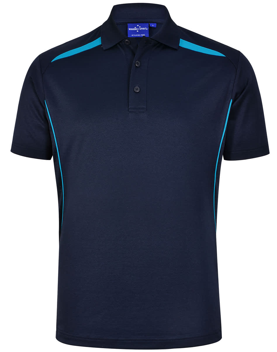 Men's Sustainable Poly/Cotton Contrast S/S Polo - Image 13