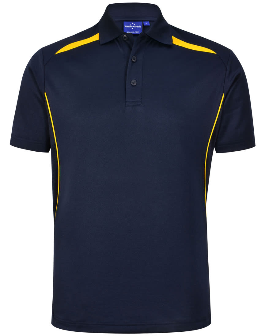 Men's Sustainable Poly/Cotton Contrast S/S Polo - Image 14