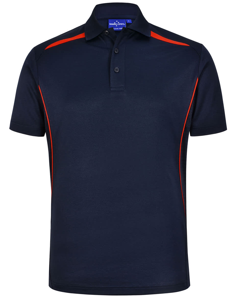 Men's Sustainable Poly/Cotton Contrast S/S Polo - Image 15